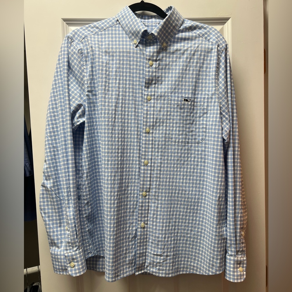 Vineyard Vines On-The-Go Performance Lightweight Men's Shirt Size Medium